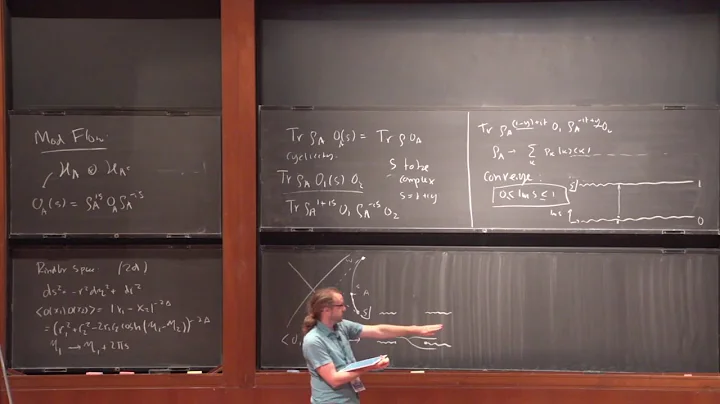Entanglement in QFT II - Thomas Faulkner