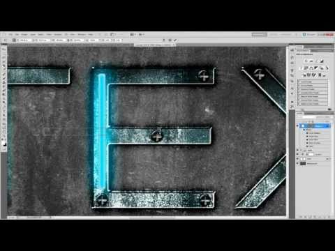 Grunge Text Effect - Photoshop Tutorial - YouTube