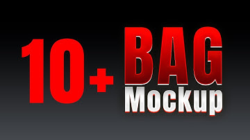 🎒 Bag Mockup Template | Realistic Bag Mockup for Branding & Packaging Design