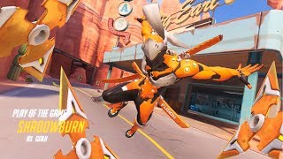 OW ShaDowBurn Playing Genji With Huge Nano Blade on Route 66