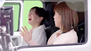 北川景子、吉田沙保里のアドリブトークに笑いが止まらず！CM初共演でお互いの印象明かす　東京海上日動新CMメイキング＆インタビュー