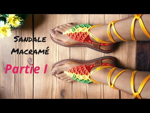 macramé sandale
