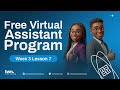 Virtual Assistantship Day 7 | Consulting