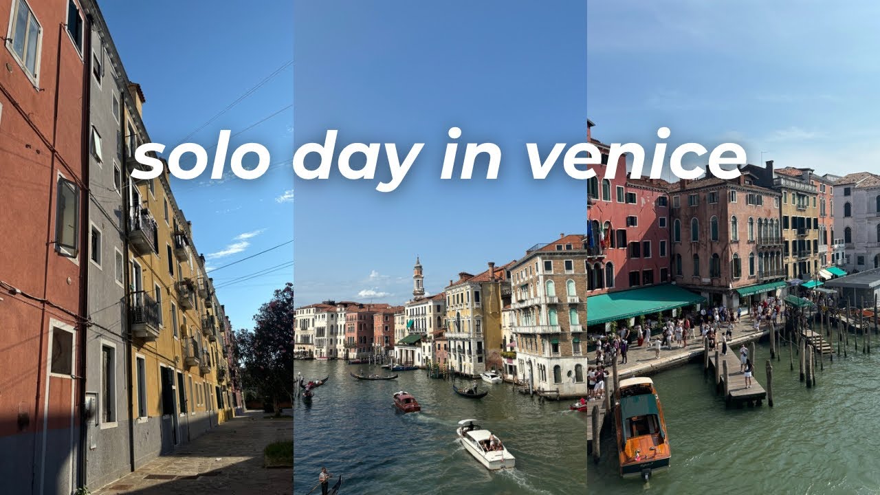 getting lost in venice italy | europe solo travel vlog 