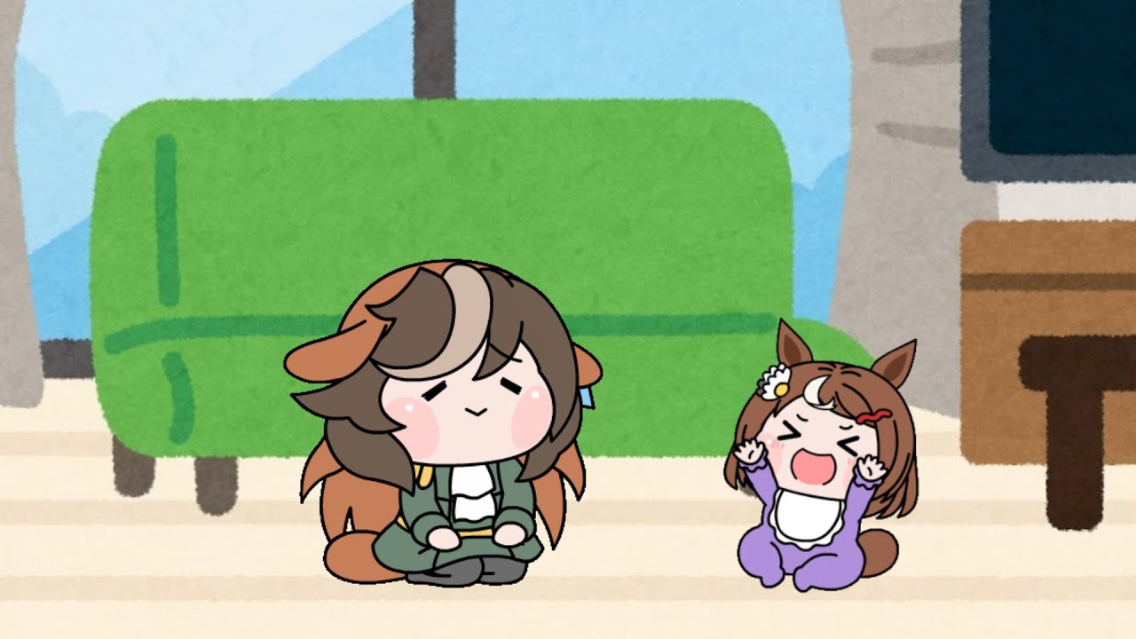 ツルちゃんはかまってほしい【ウマ娘たぬき】