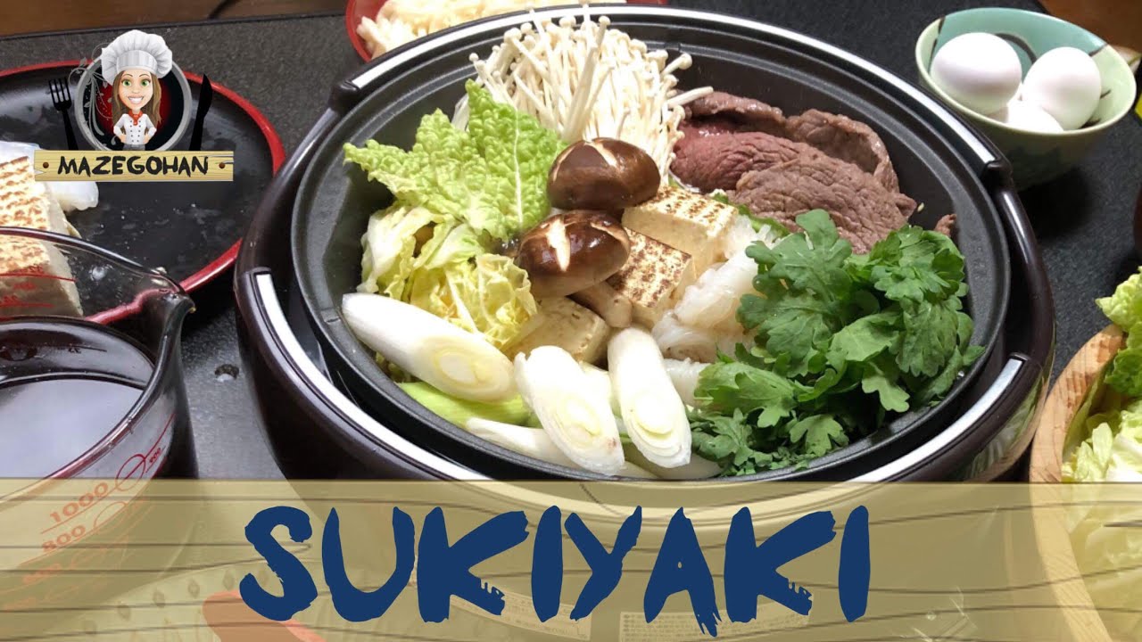 RECEITA DO LEGITIMO SUKIYAKI JAPONES MARAVILHOSO
