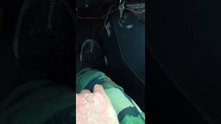 Starting the van and giving it a few revs