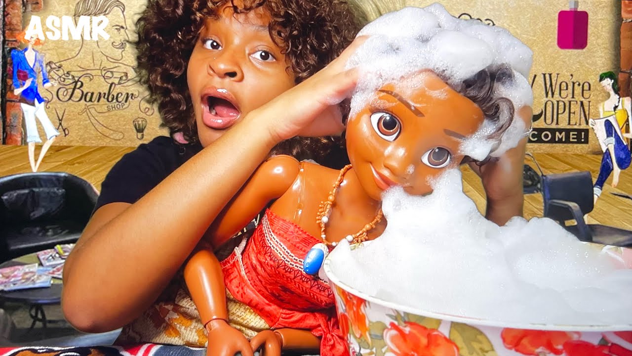 ASMR | Ghetto Hair Salon Wash Day Treatment Role Play! 🛁