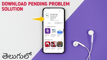How to Solve Play Store Download Pending Problem in Telugu | Play Store Download Pending Problem