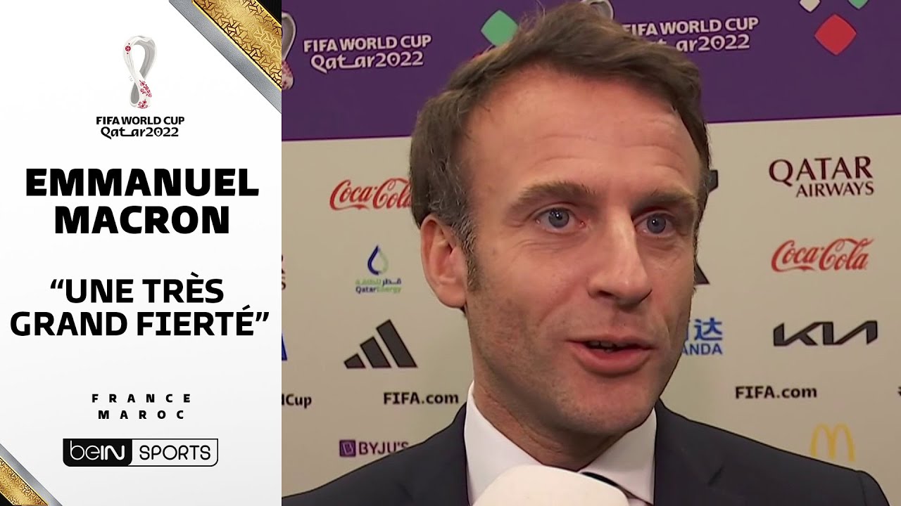 🏆🇫🇷🇲🇦🗨️ Emmanuel Macron : 