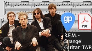 R.E.M. - Strange Guitar Tabs [TABS]
