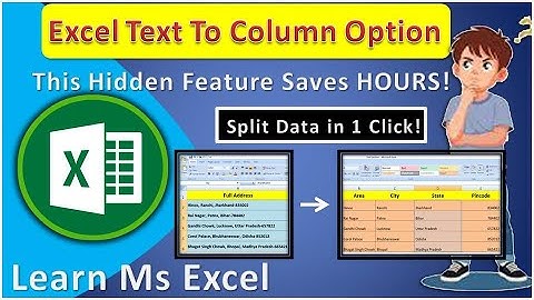 Excel Hack: Text to Columns Made Easy! #ExcelTips #ExcelForBeginners #JobSkills #DataManagement