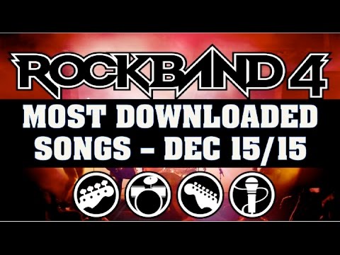 Rock Band 4: Most Downloaded Songs For the Week of December 15/15 - Metal Rules!