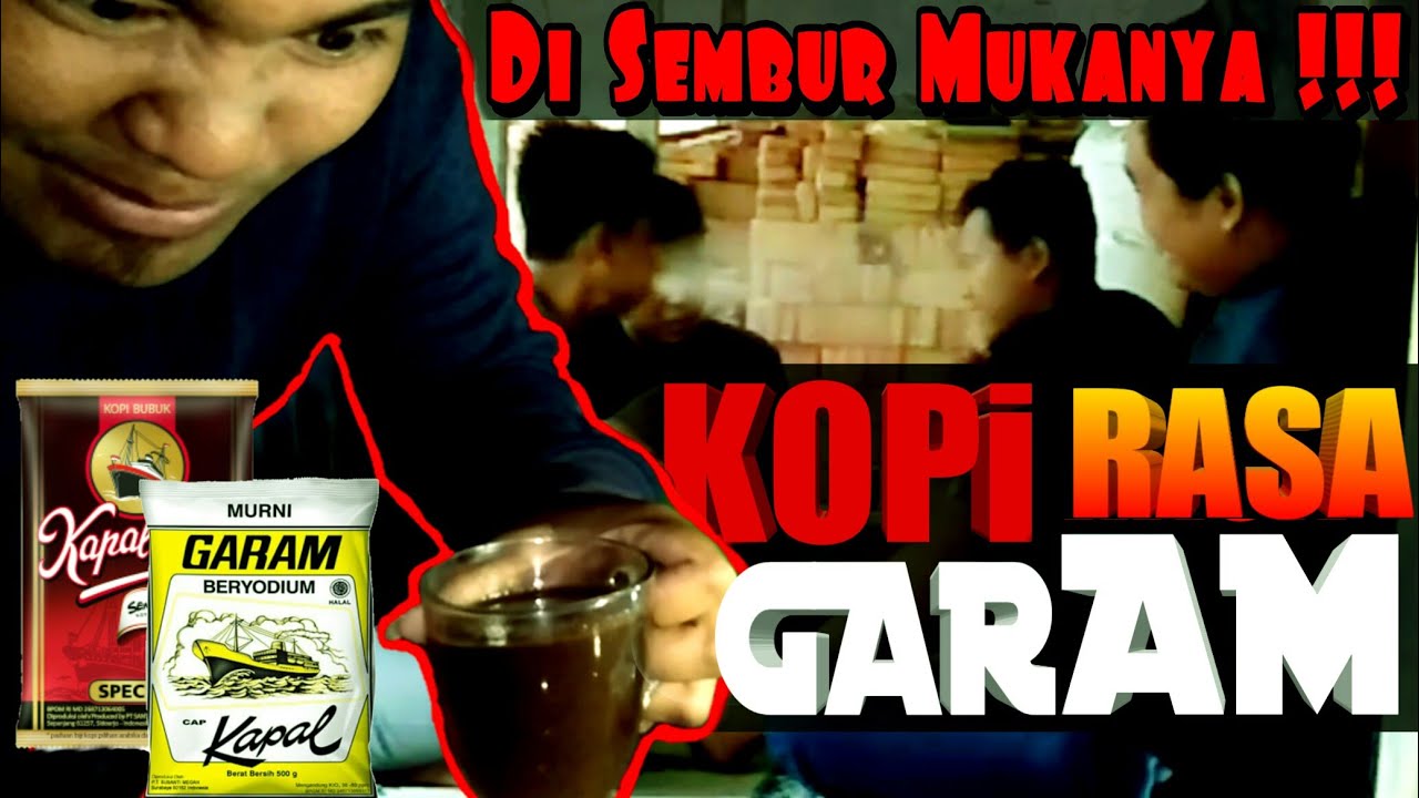 PRANK KOPI RASA GARAM KE SAUDARA SENDIRI NGAKAK ABIS | PRANK INDONESIA