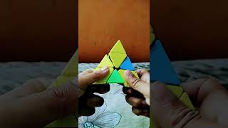 pyramix cube fast rooted #tiktok #thesimonshi #rubikscube #viral #solving #puzzlecube #moincuber