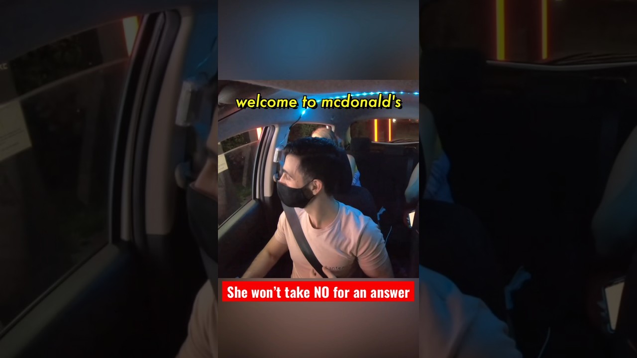 McDonald’s ice cream machine is broken BUT she won’t take NO for an answer…