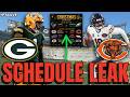 🚨BREAKING NEWS! Packers Bears 2026 Schedule LEAKED?! NFC North Rivals Clash On Christmas Day!