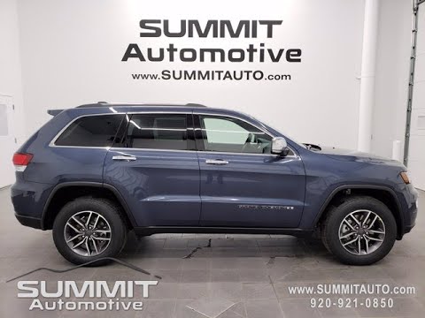21 Jeep Grand Cherokee Limited Slate Blue With Premium Lighting Walk Around Review Summitauto Com Youtube