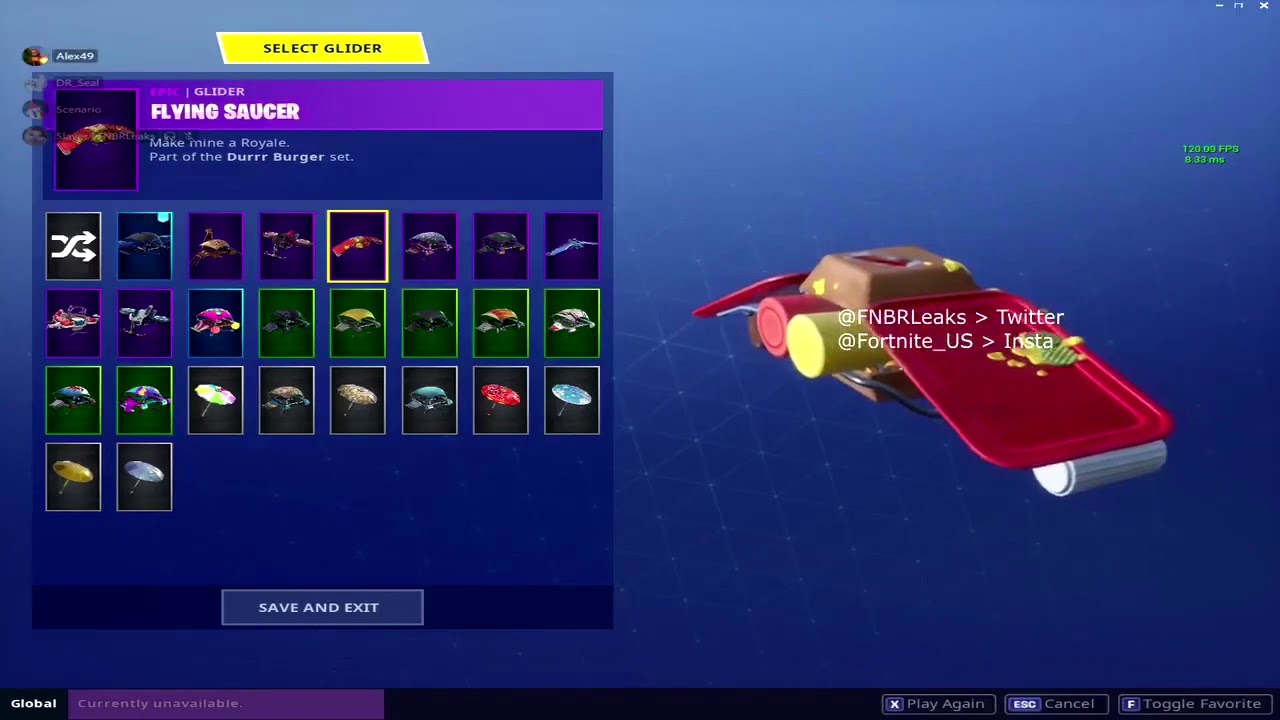 New Leaked Flying Saucer Glider (fortnite) YouTube