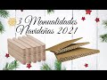 ❄3 MANUALIDADES PARA NAVIDAD 2021 | DIY Christmas Decorations 2021 | Manualidades De Navidad 2021❄