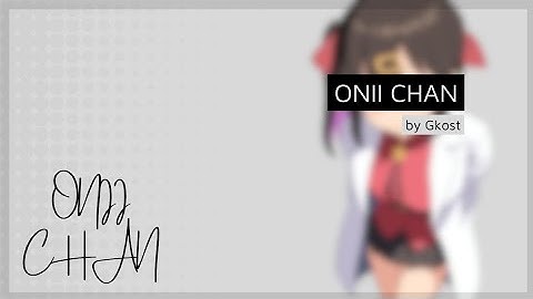 "onii chan" by Gkost