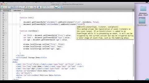 Html5 5 01 Storing Data
