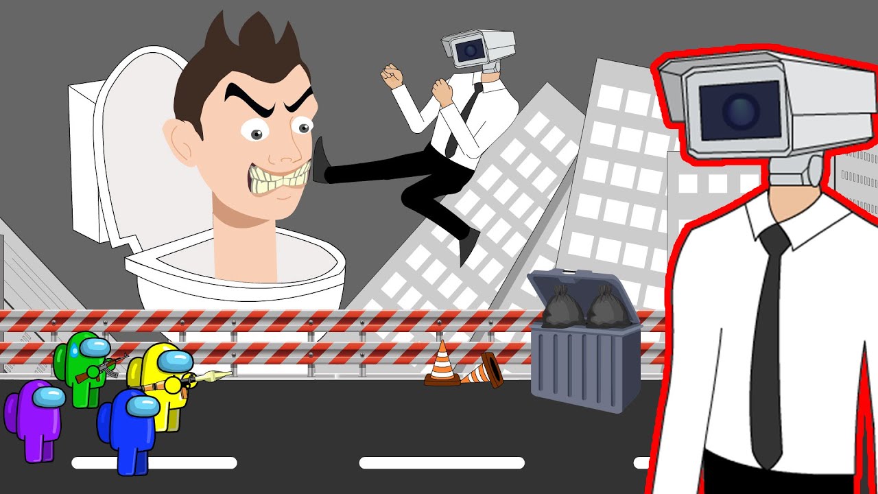 Among Us vs CameraMan - YouTube