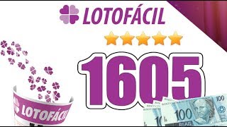 LotoFácil: Resultado do Sorteio 1605 Realizado Dia 29/12/2017