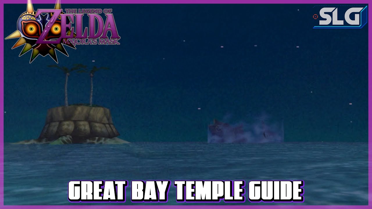 Legend of Zelda Majora's Mask N64 - Great Bay Temple All Fairies [1080P]