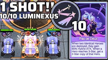 10/10 LUMINEXUS USING PAS DE DEUX CARD | MAGIC CHESS GO GO META