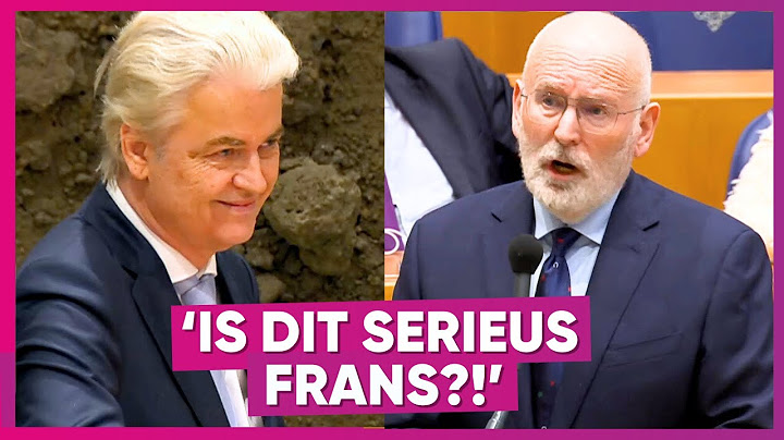Wilders lacht Timmermans recht in zijn gezicht uit na opmerking