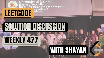 Leetcode Weekly Contest 477 — Solution Discussion