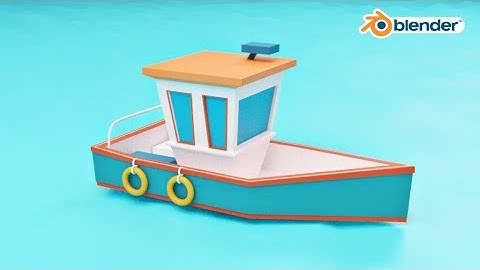 Low Poly Ship Or Boat Modeling | Blender 2.82