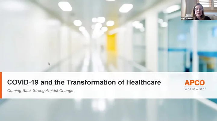 Coronavirus Beat Webinar: COVID-19 and the Transformation of Healthcare – April 8, 2020