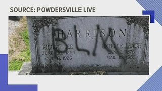 Tombstones at South Carolina cemetery vandalized