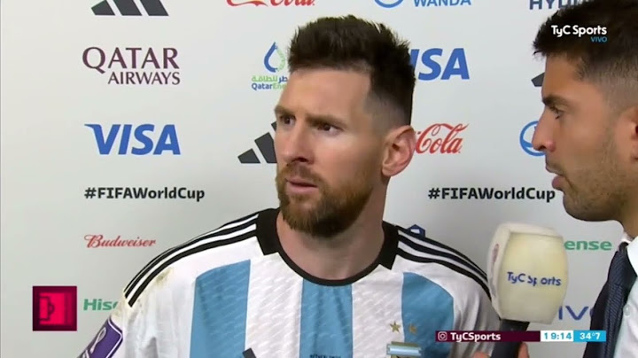 🎙"LES DIJIMOS QUE ESTE EQUIPO IBA A DEJAR TODO" - LIONEL MESSI
