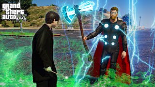 GTA 5 - Thor VS Harry Potter | God of Thunder VS Wizard