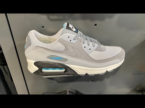 Nike Air Max 90 (Grey/Chlorine Blue 
