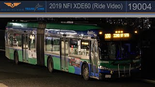 [HD] TransLink 2019 NFI XDE60 /19004/ route 100 (Ride Video)