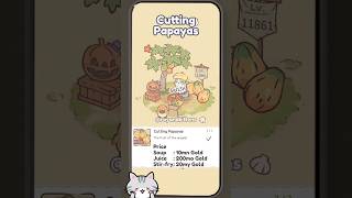 Cutting papayas, facility price, cats and soup game #shorts screenshot 3
