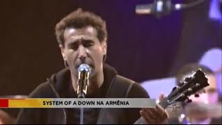 System Of A Down faz show histórico na Armênia (TV Cultura)