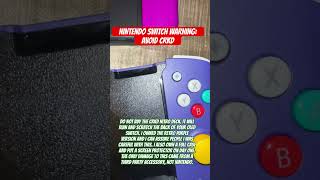 Do NOT buy the CRKD Nitro Deck. It will RUIN and scratch the back of your Nintendo OLED Switch