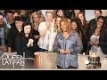 The QLShow Staff Suprises Queen Latifah For Her Birthday 