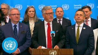 Ukraine: Calls for Immediate and Unconditional Ceasefire -Joint Media Stakeout | United Nations