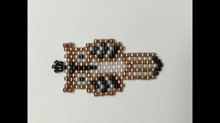 Búho Brickstitch