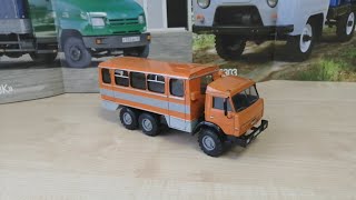 Обзор модели Камаз-43118 Нефаз-4208, масштаб 1:43, 