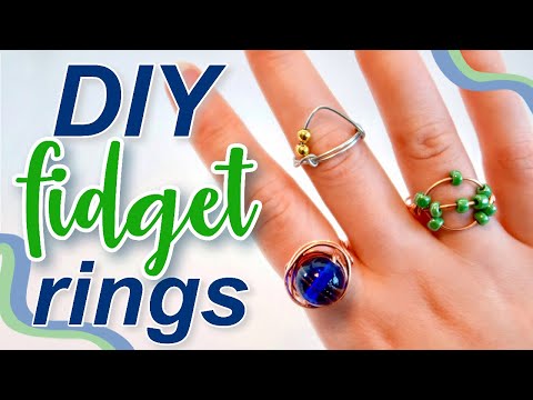 DIY Wire "Fidget" Rings! EASY wire ring tutorial
