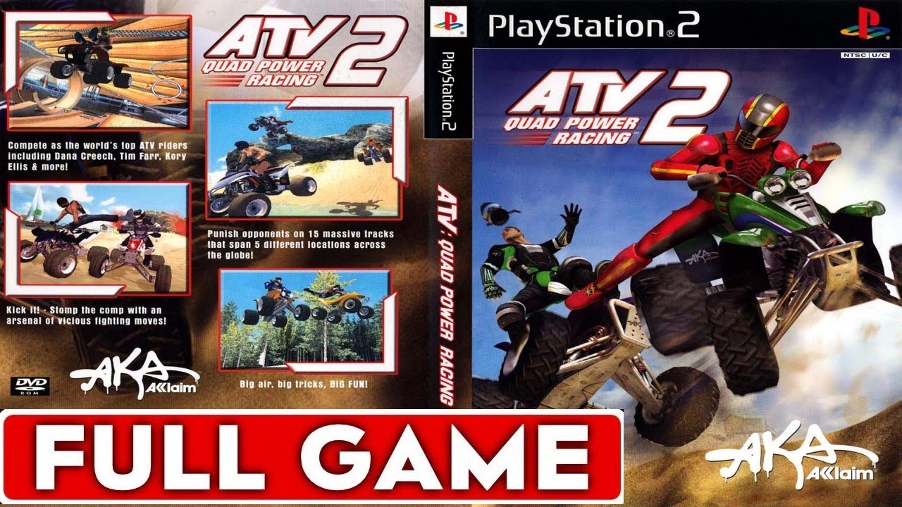 ATV Quad Power Racing 2 PS2 Full Game Walkthrough Longplay 