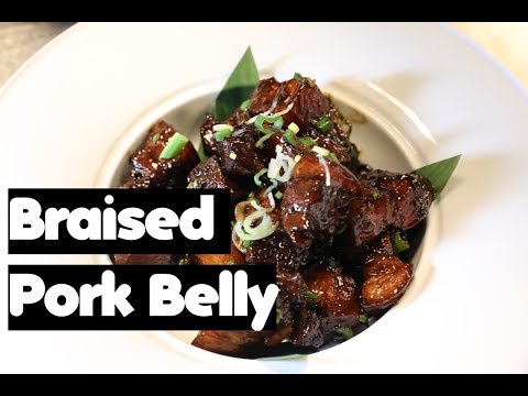 chinese food - braised pork belly - simple braised pork belly