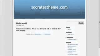 Review - Socrates Wordpress Theme